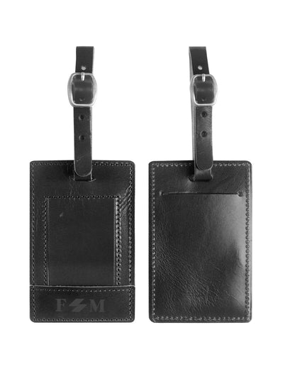 Flex Moves™ Genuine Leather Luggage Tag